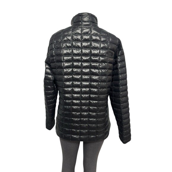North Face ThermoBall Women XL Black Quilted Insulation Warm Jacket Primaloft - Picture 10 of 14